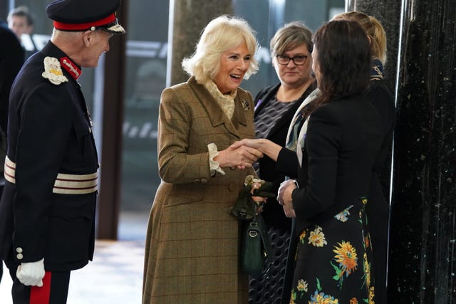 Royal visit to Aberdeen Art Gallery