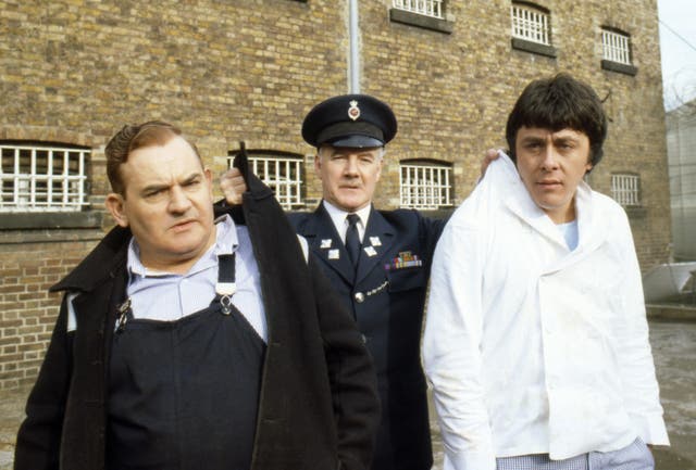 Ronnie Barker, Richard Beckinsale and Fulton Mackay in Porridge