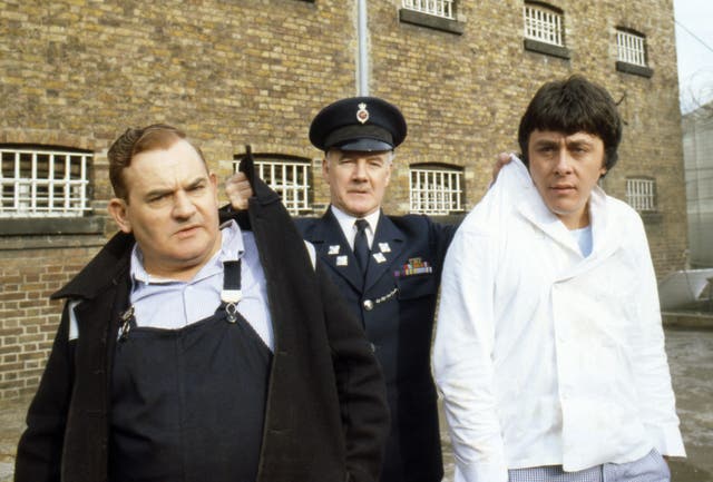 Ronnie Barker, Richard Beckinsale and Fulton Mackay in Porridge