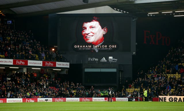 Watford paid tribute to former manager Graham Taylor to mark two years since his death