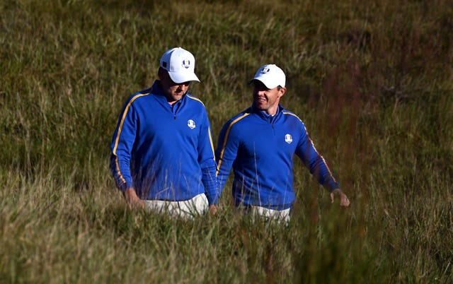 Rory McIlroy and Ian Poulter
