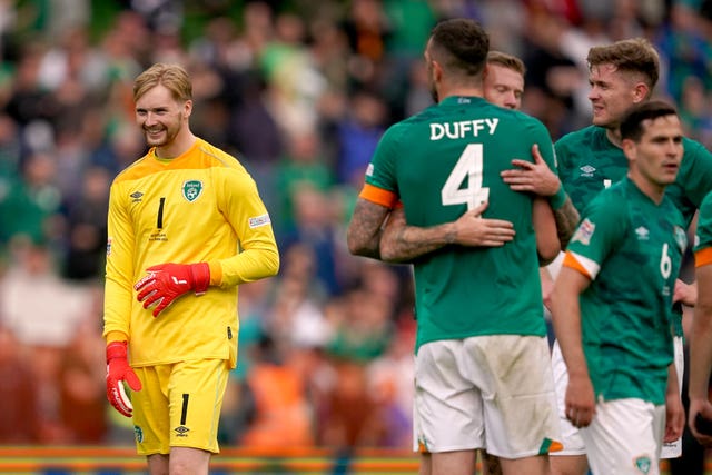 Goalkeeper Caoimhin Kelleher 