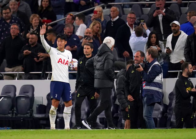Son Heung-min went home with the matchball