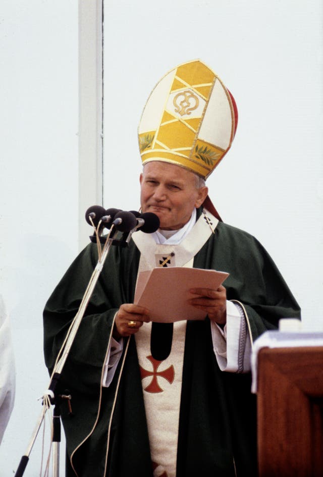 John Paul II addressing hundreds of thousands in Galway in 1979