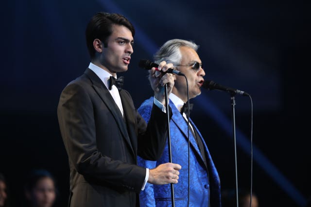 Andrea and Matteo Bocelli