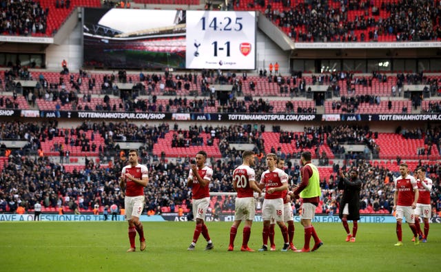 Arsenal could have snatched a win at Wembley after being awarded a 90th-minute penalty