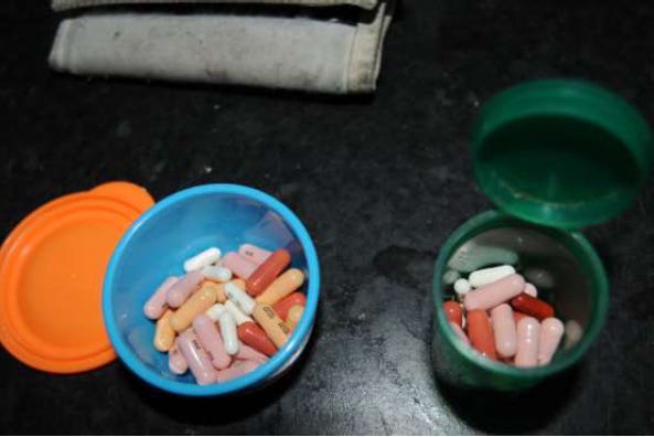 Drugs recovered from the home of Reece Kelly and Georgia Wright