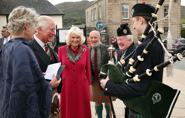 Royal visit to Isle of Skye