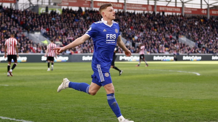 Harvey Barnes earned a point for Leicester (Steven Paston/PA)
