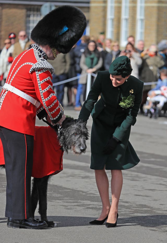 Irish Guards St Patrick’s Day parade