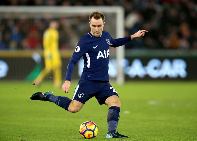 Christian Eriksen is wanted by (Nigel French/PA)