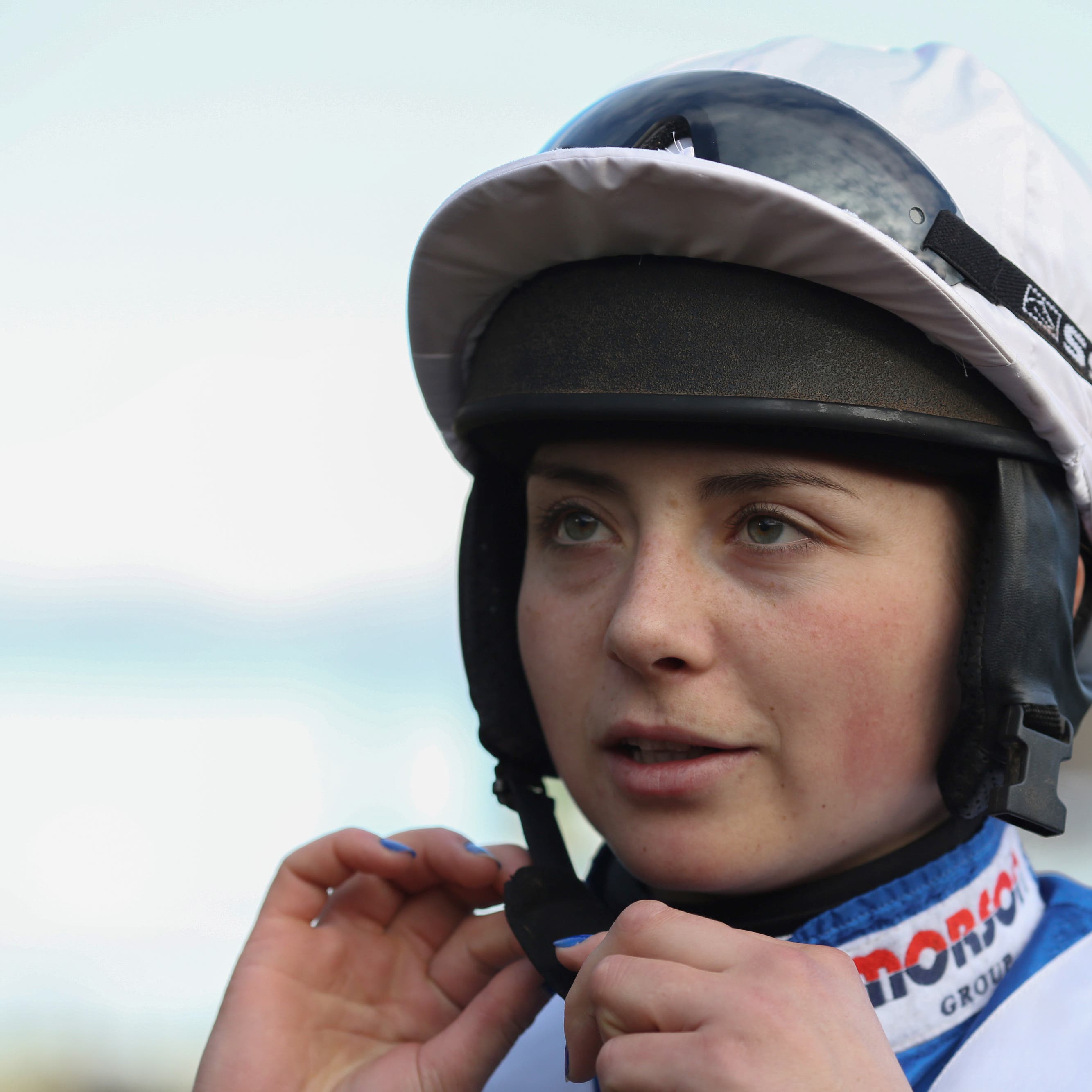 Bryony Frost celebrated her first winner at Leicester on Thursday