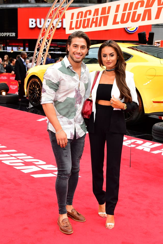 Kem Cetinay and Amber Davies