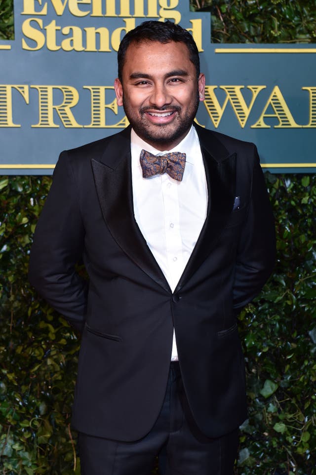 Amol Rajan at the Evening Standard Theatre Awards in 2017