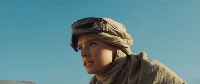 Daisy Ridley in Star Wars 