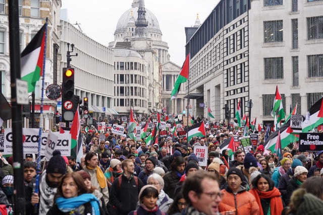 Israel-Hamas conflict demo