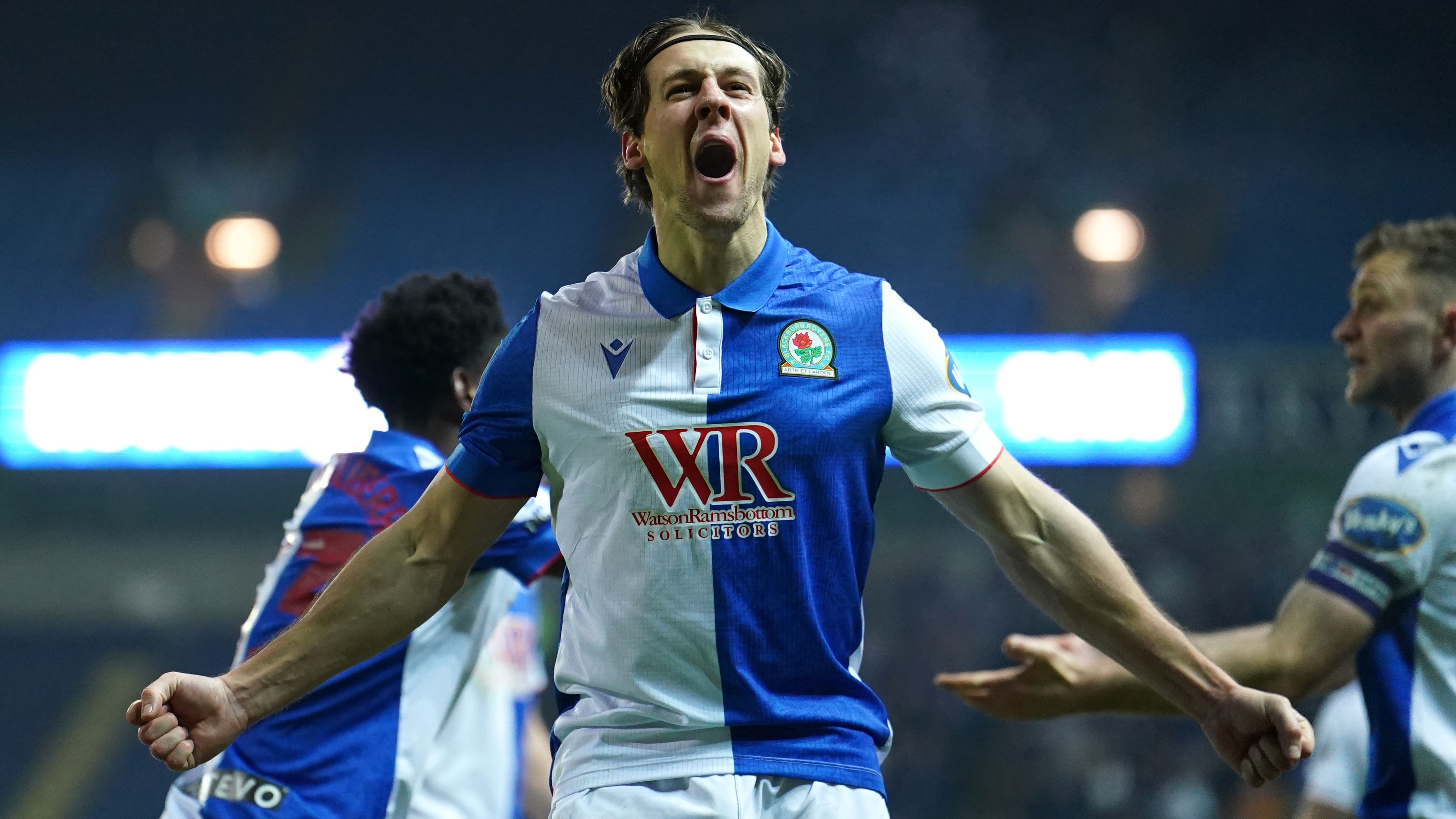 Callum Brittain was on target in Blackburn’s victory (Martin Rickett/PA)