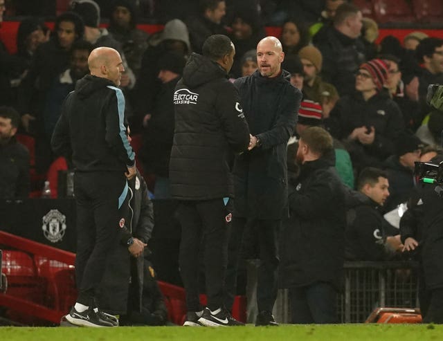 Paul Ince and Erik ten Hag