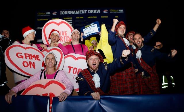 Lovehearts and Scots fancy dress
