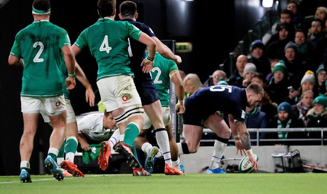 Stuart Hogg's fumble proved costly for Scotland