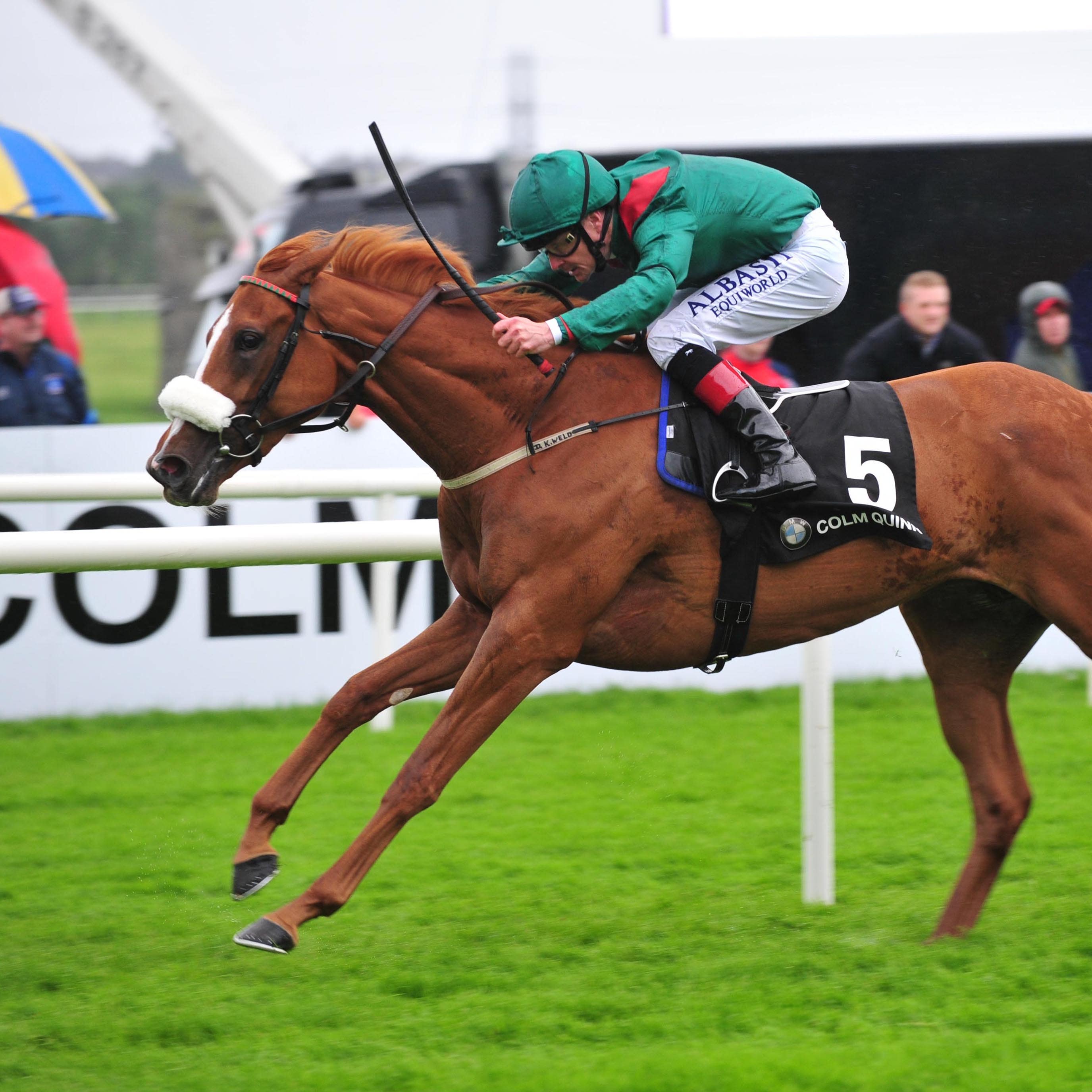 Eziyra in winning action at Galway