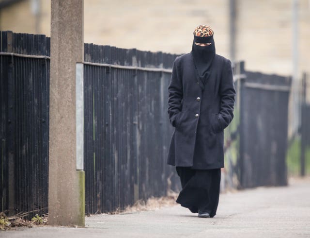 A general view of a Muslim woman in Bradford