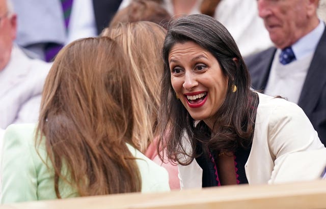 Nazanin Zaghari-Ratcliffe chatting to Princess of Wales in Royal Box