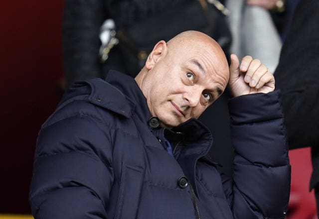 Daniel Levy, pictured at a match in March 2023