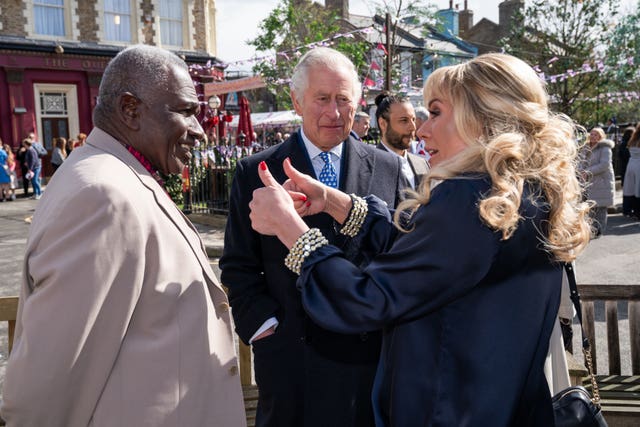 Royal visit to set of EastEnders