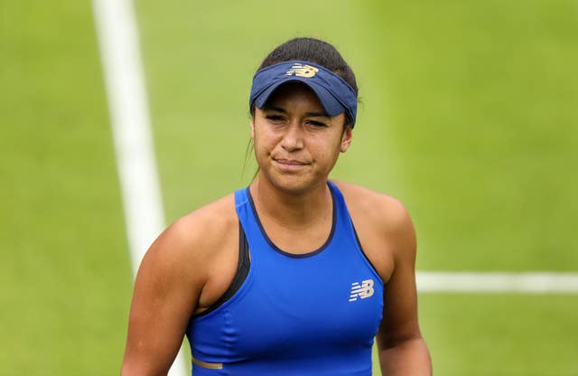 Heather Watson was in a 'bad mood' in her defeat to Barbora Strycova