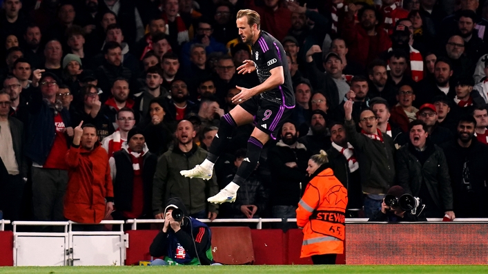 Harry Kane scored his customary goal against Arsenal but Bayern Munich had to settle for a draw (John Walton/PA)