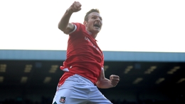 Paul Mullin proved to be the match-winner for Wrexham at Mansfield (Bradley Collyer/PA)
