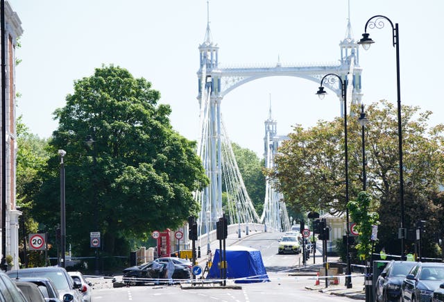 Chelsea car crash scene