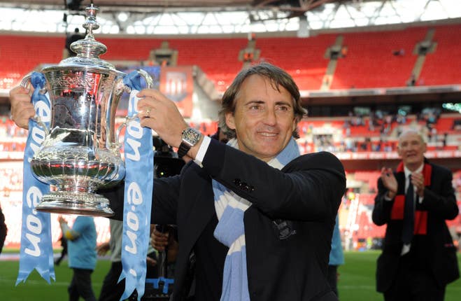 Roberto Mancini's FA Cup success in 2011 provided City's launchpad