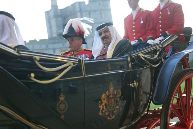 King of Bahrain visit to UK