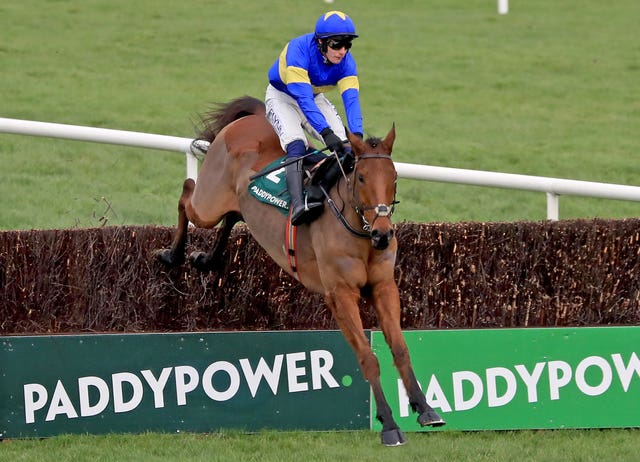 Dysart Dynamo on his way to winning at Leopardstown last month