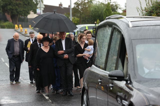 David Trimble funeral