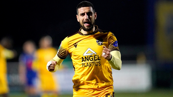 Omar Bugiel scored for Sutton (John Walton/PA)