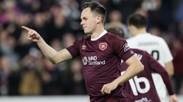 Lawrence Shankland notched his 27th goal of the season (Steve Welsh/PA)