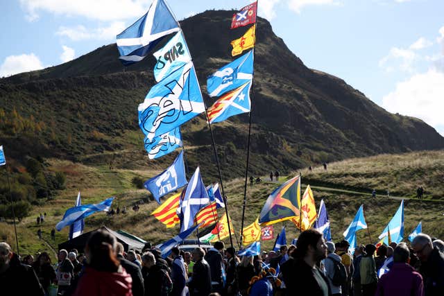 Pro-indy rally