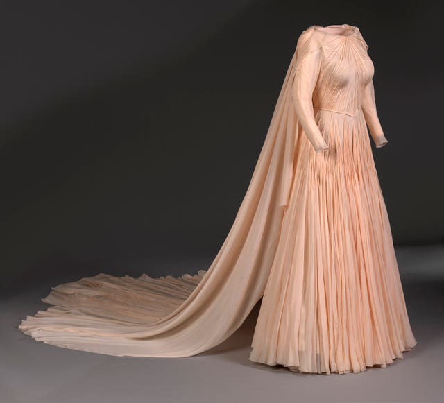 The evening gown created by Zac Posen