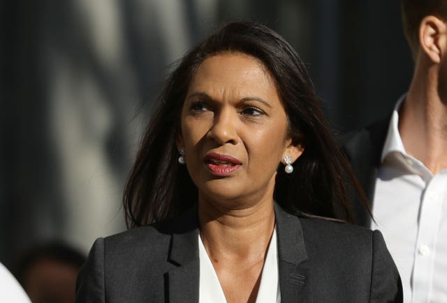 Sir John is supporting an appeal brought by campaigner and businesswoman Gina Miller, pictured 