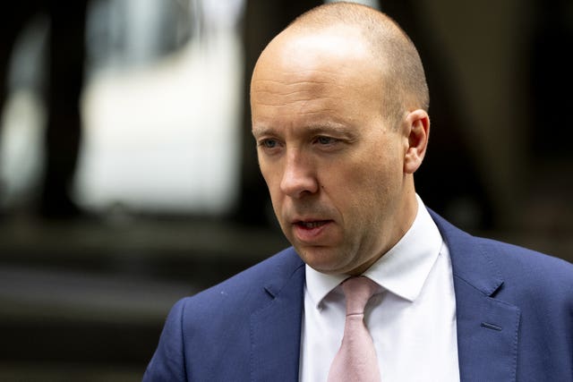 Former health secretary Matt Hancock 