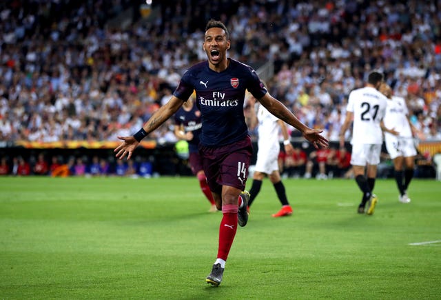 Aubameyang scored a hat-trick to take Arsenal to the 2019 Europa League final.