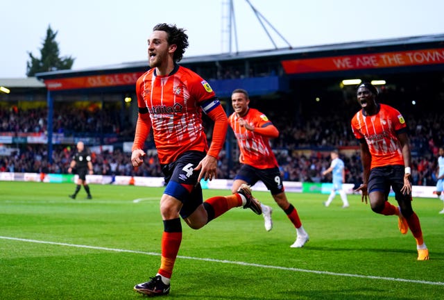 Luton celebrated a memorable win over Sunderland in the semi-finals to book their place at Wembley 