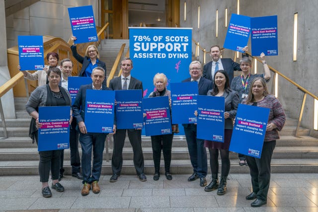 Assisted dying supporters
