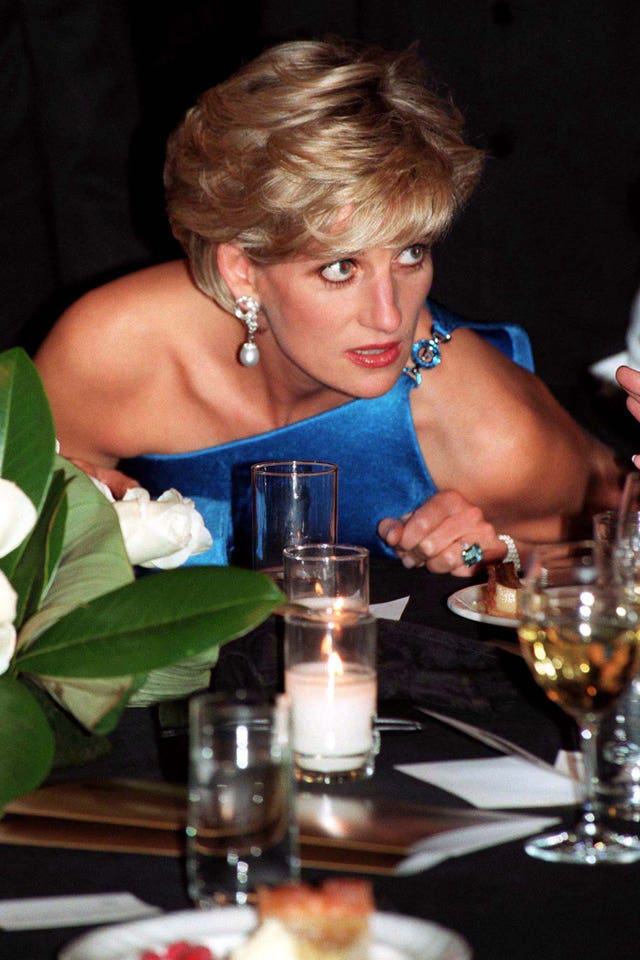 The aquamarine ring belonged to Diana, Princess of Wales (PA)