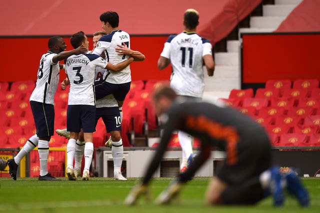 Manchester United lost 6-1 to Tottenham in their last match at Old Trafford