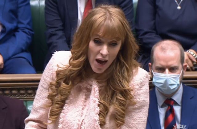 Labour deputy leader Angela Rayner