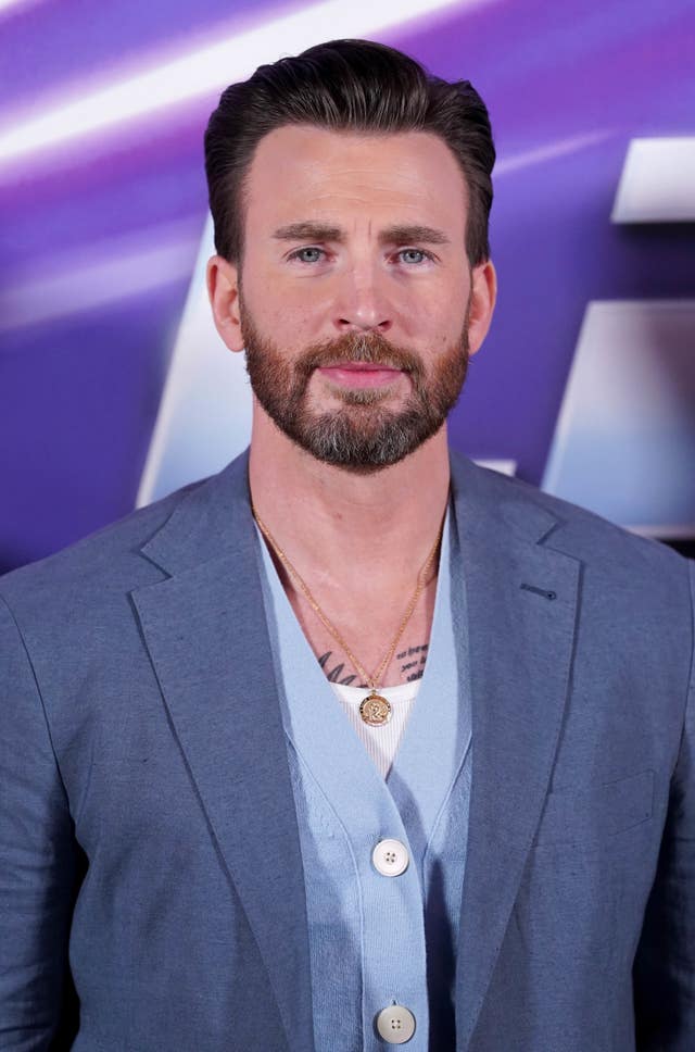 Chris Evans at the UK premiere of Lightyear